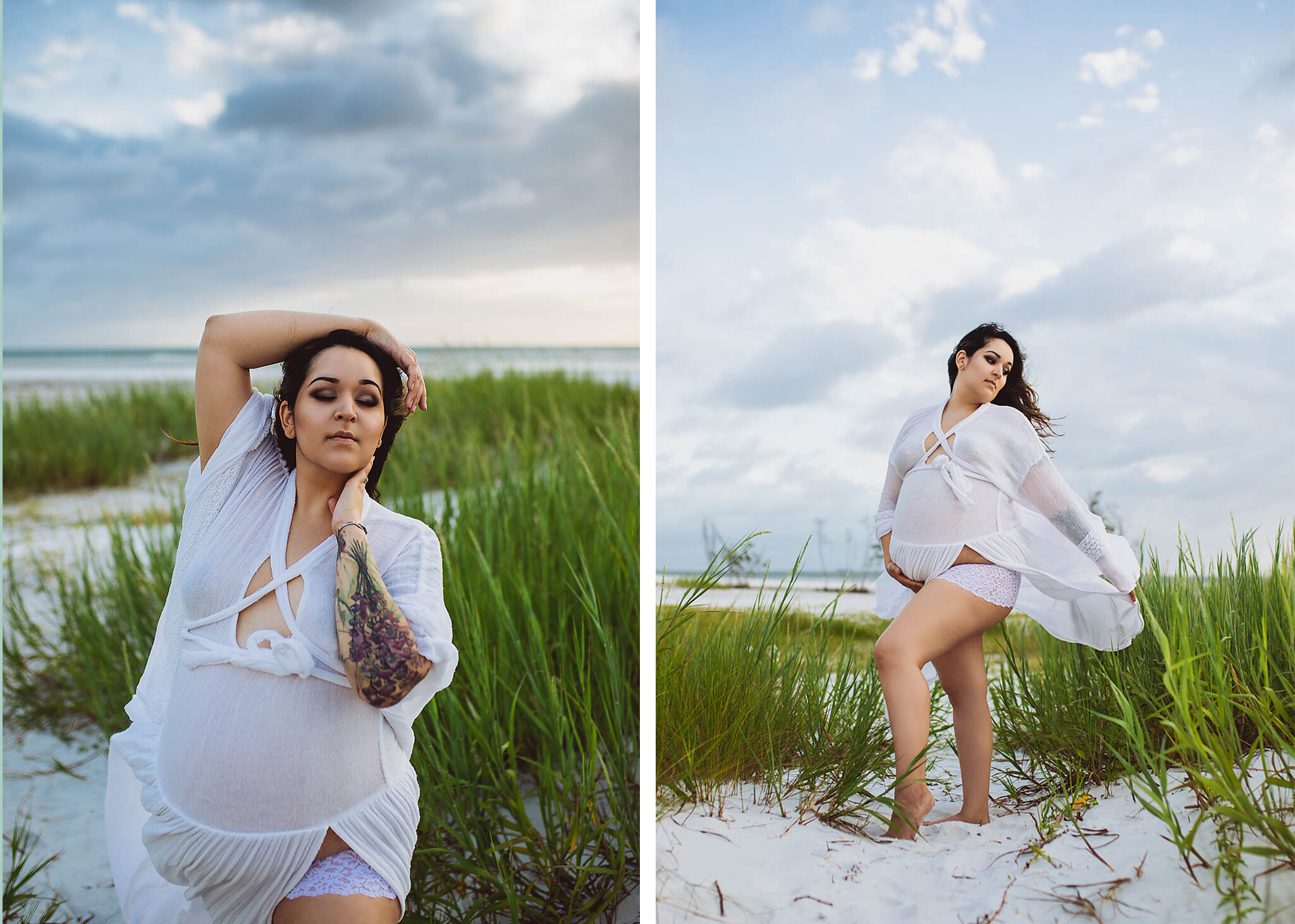 tampa beach maternity photoshoot