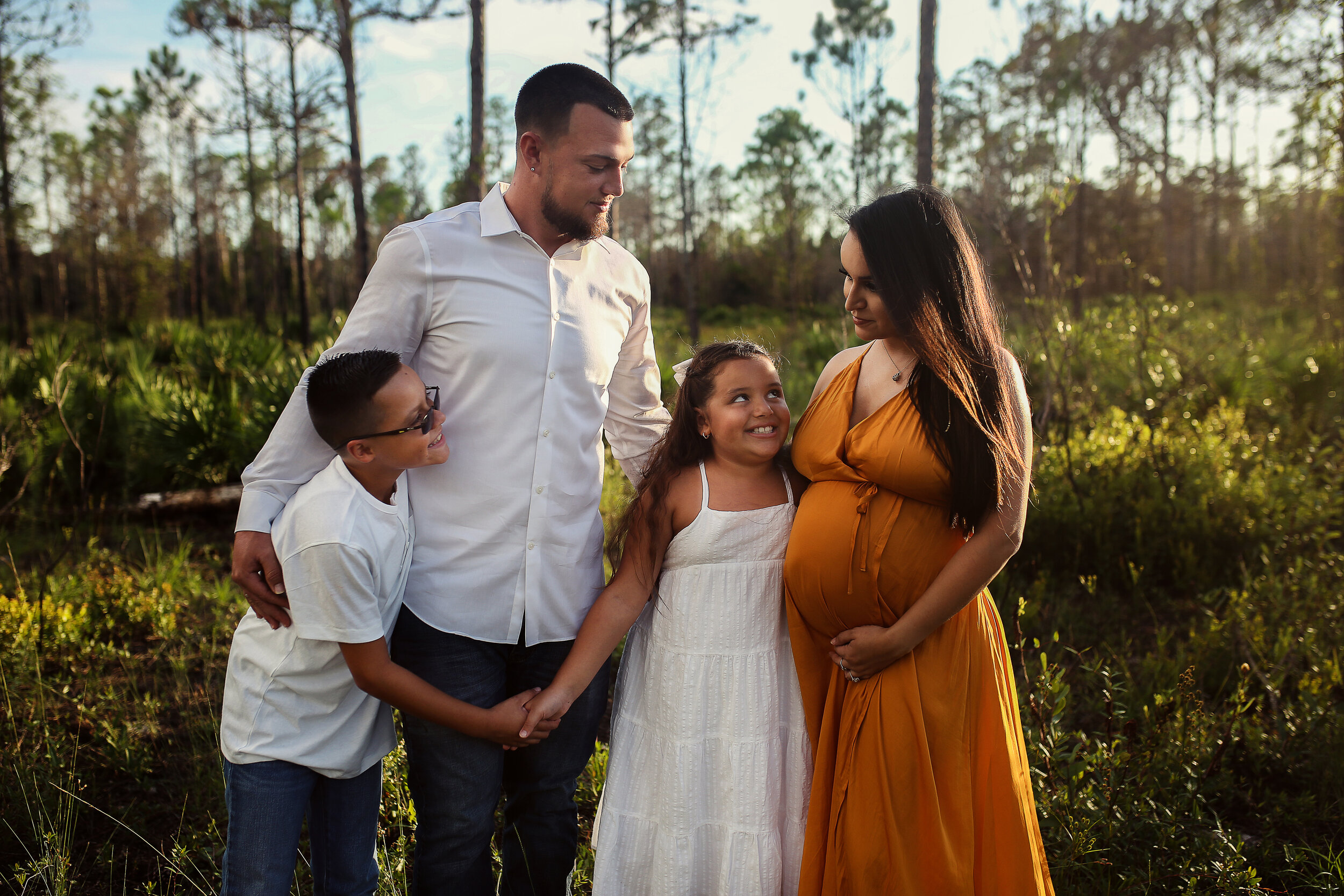 maternity family photos, tampa fl portraits