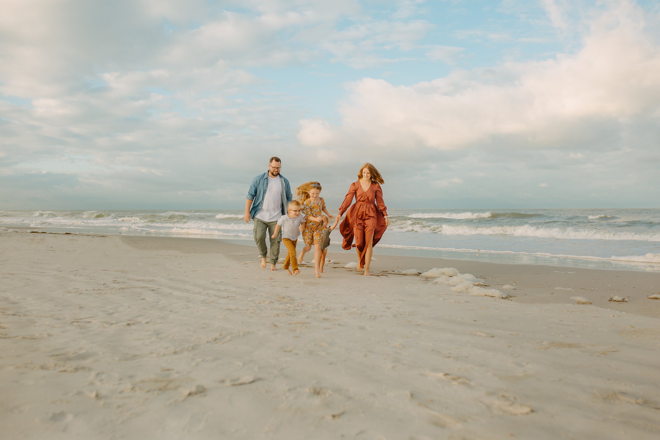 family beach photo session, Lakewood ranch photographer