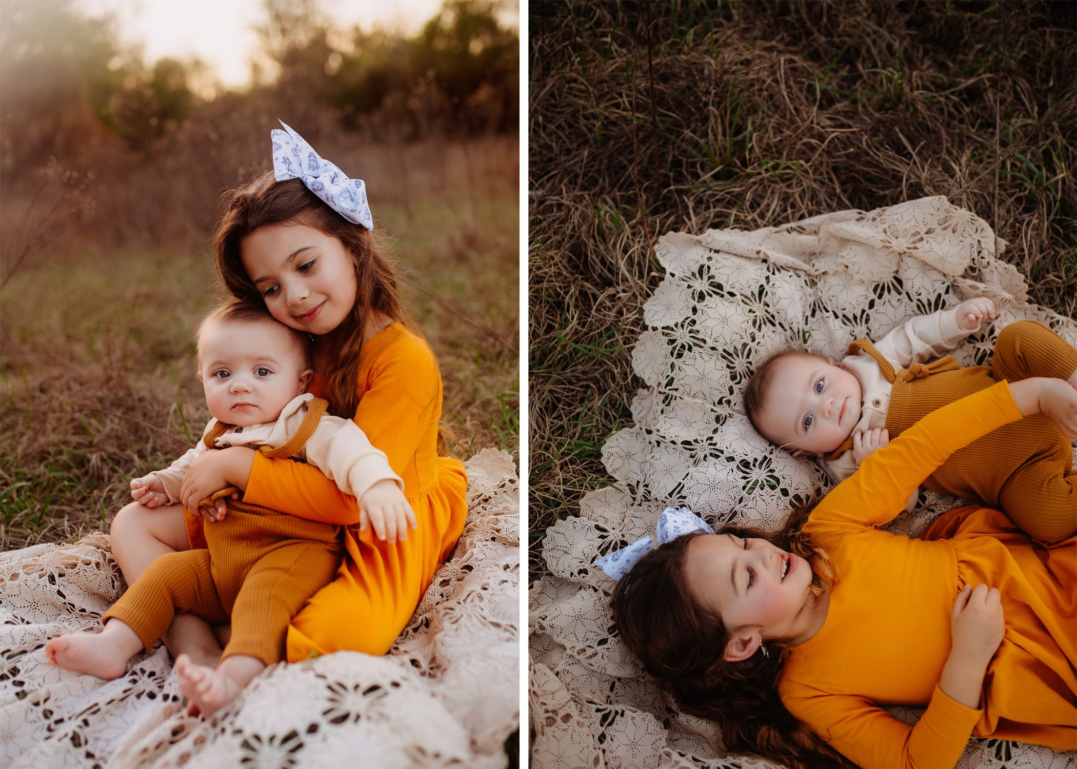 siblings at 6 month photoshoot ideas