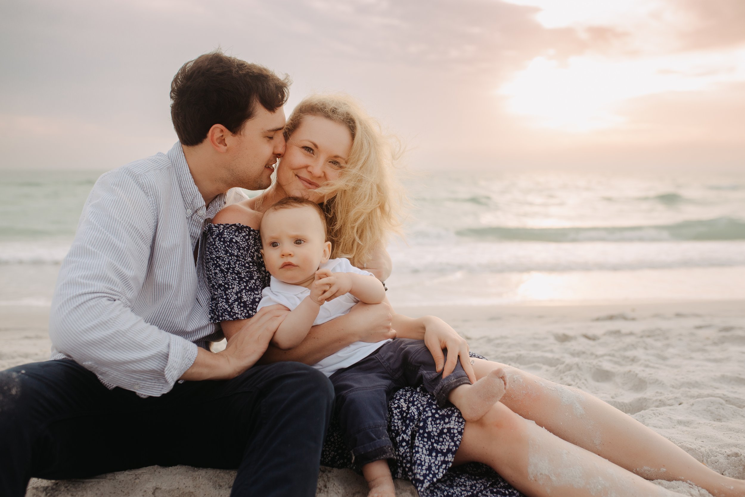Family Beach Photoshoot in Brandenton FL